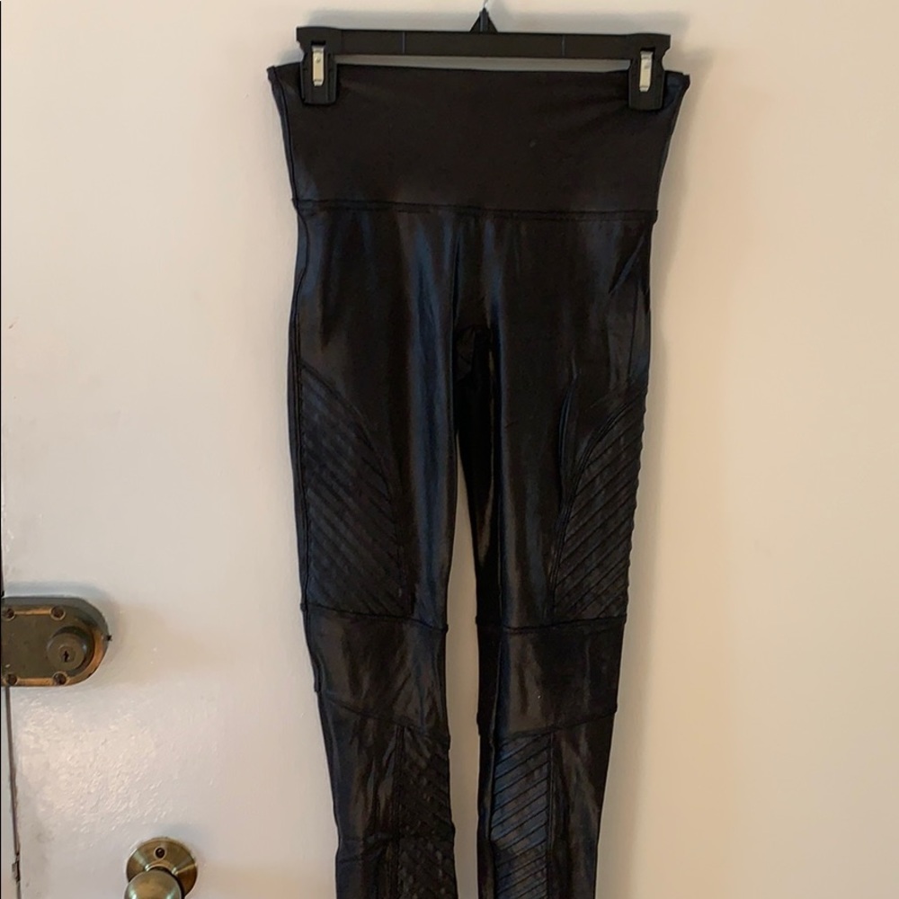 SPANX charcoal leggings medium